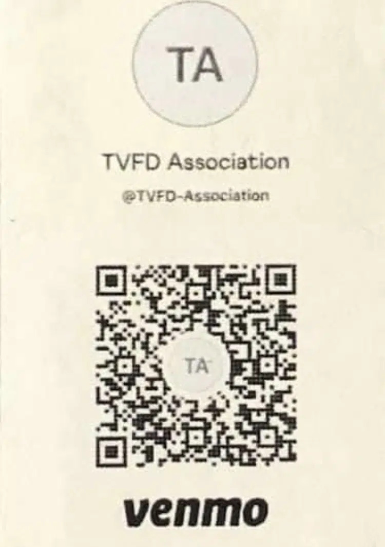 TVFD Venmo QR Code